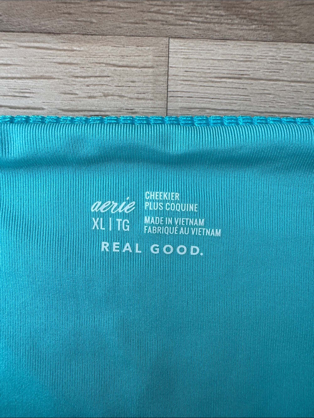 Aerie - Shine Rib Cheekiest Tie Bikini Bottom - Picture 11 of 12